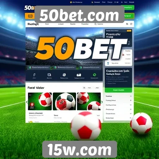 Análise da interface do usuário do 50bet.com